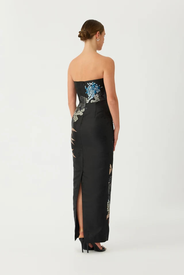 Sau Lee Ilsa Jacquard Gown