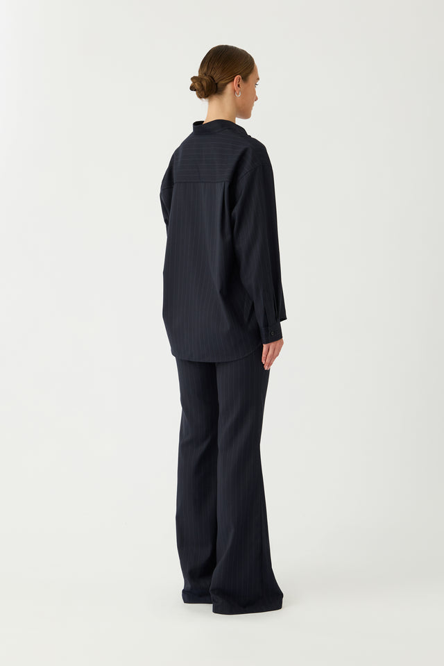 Sau Lee Leo Pinstripe Shirt