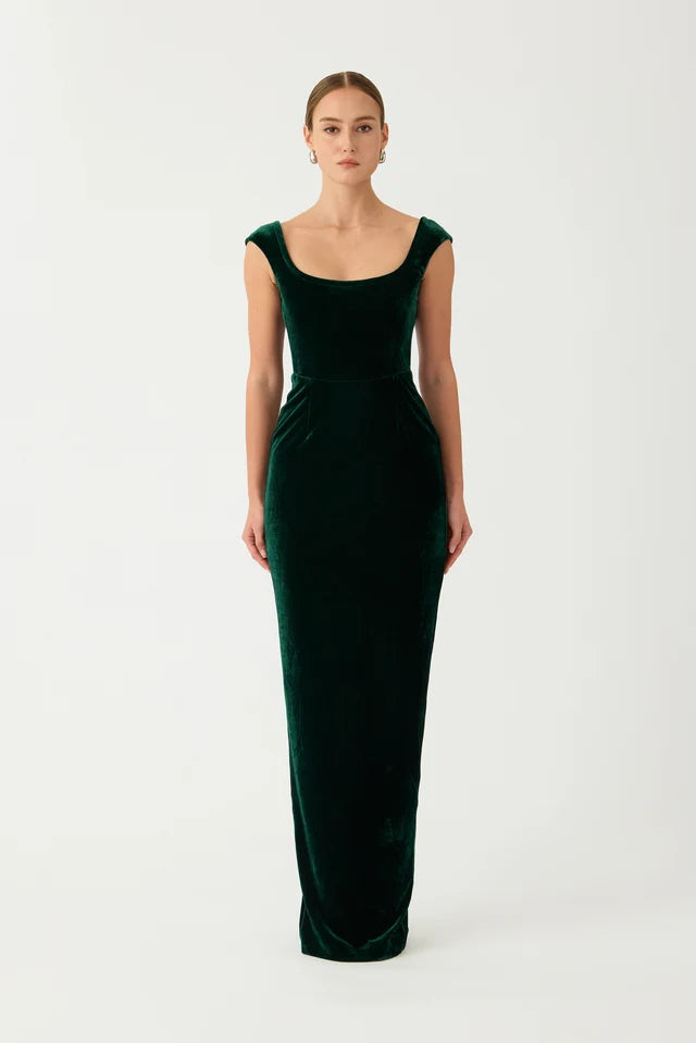 Sau Lee Brooke Velvet Gown