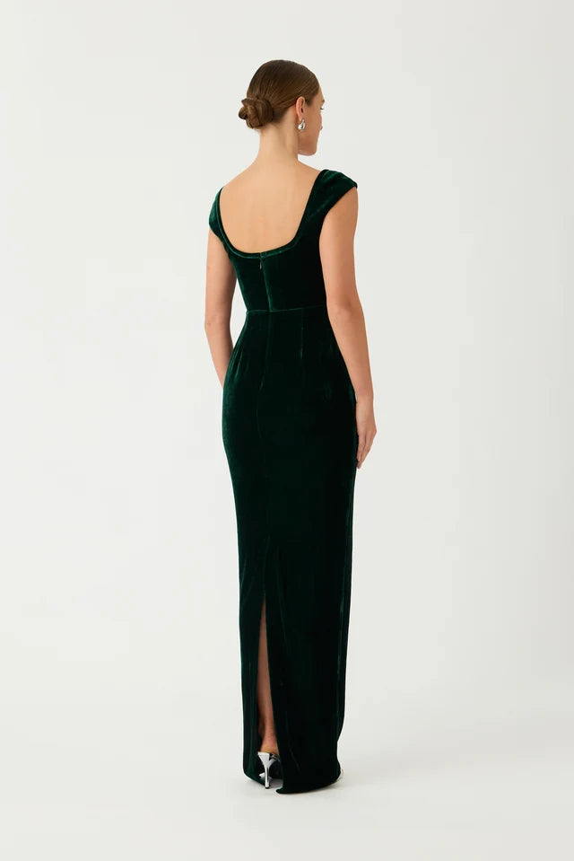 Sau Lee Brooke Velvet Gown