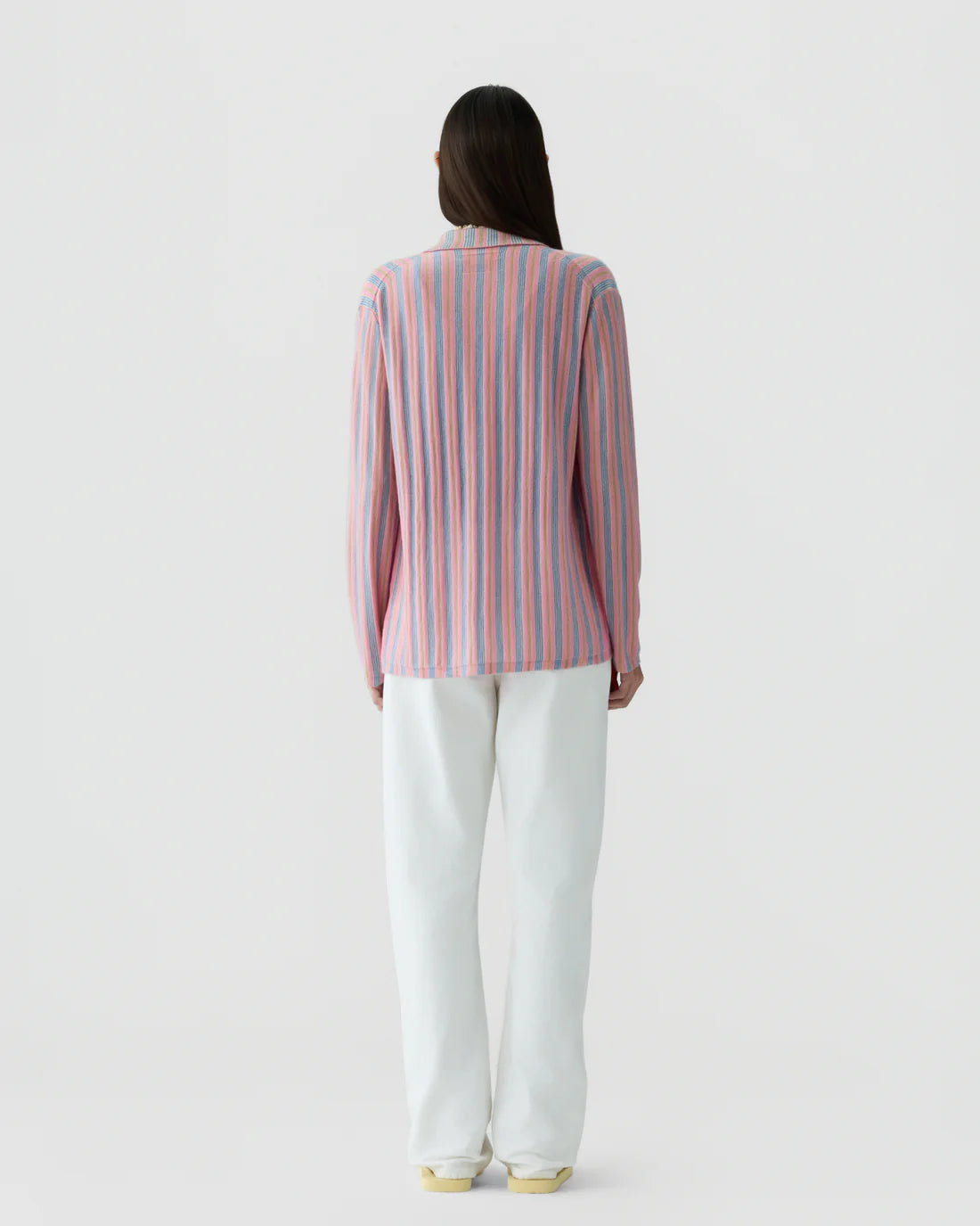 Guest In Residence Fine Stripe Showtime Shirt