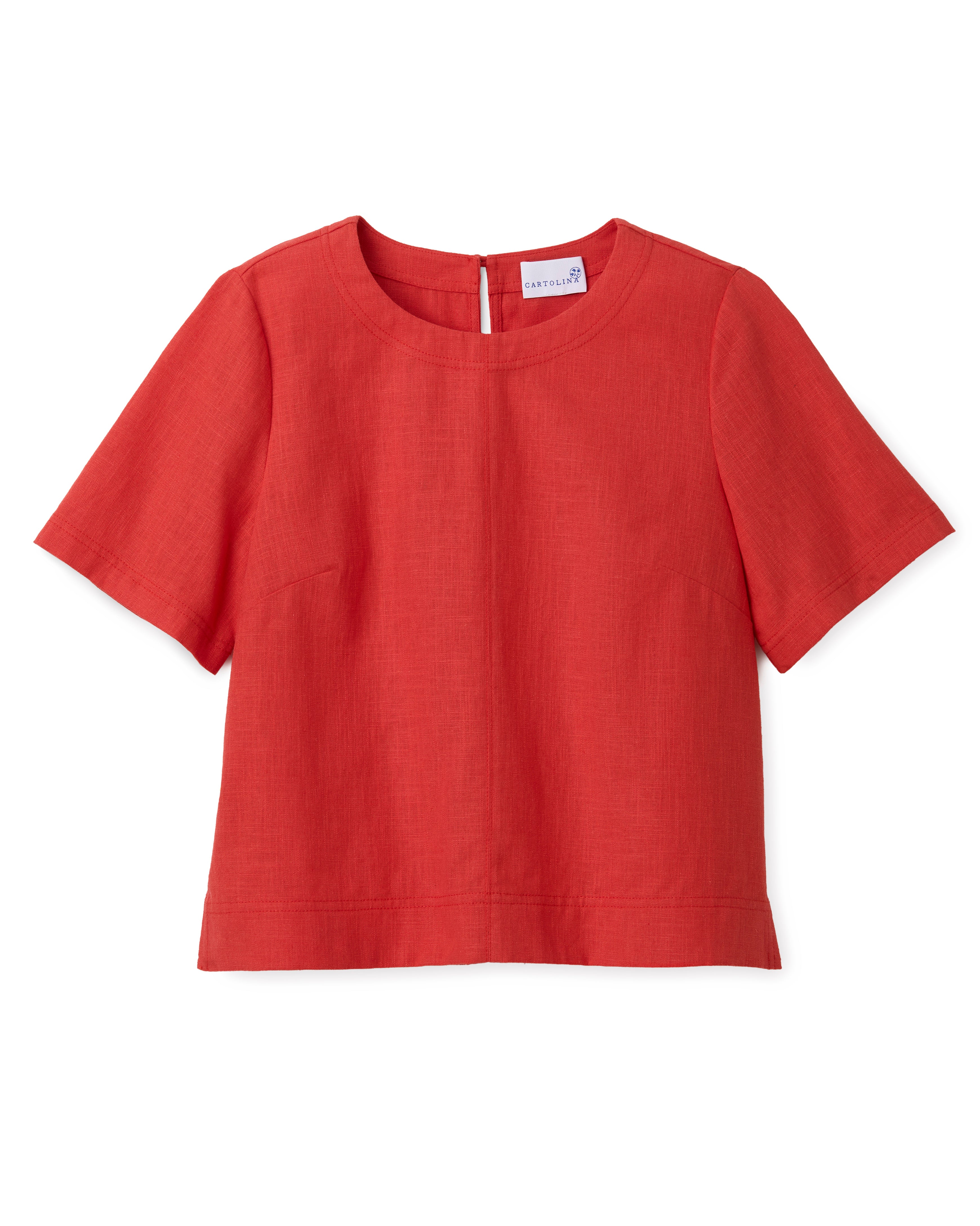 SU26 Chloe Top-Poppy