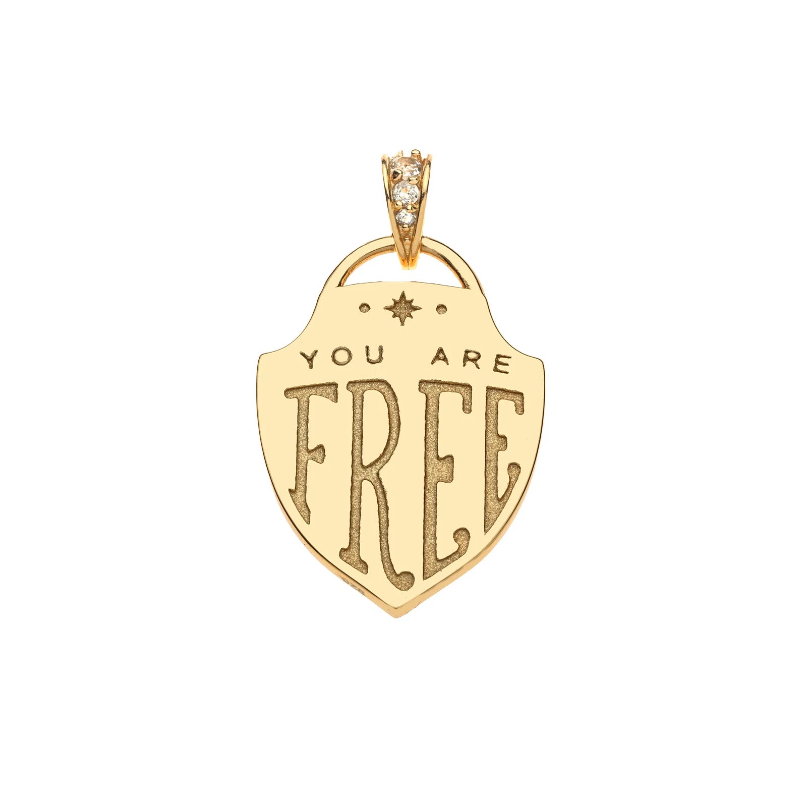 Jane Win FREE Shield Pendant Necklace