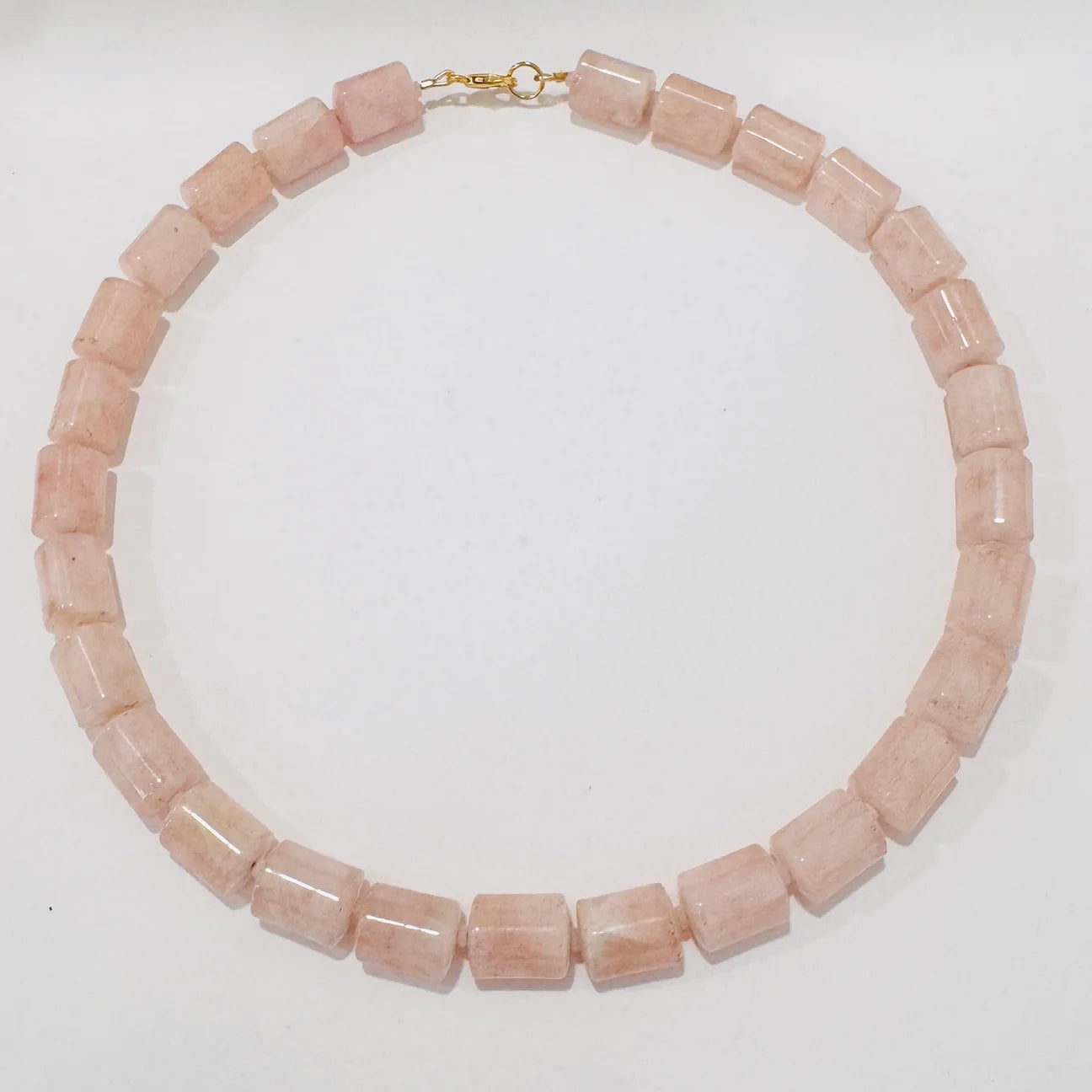 Theodosia Morganite Tube Necklace