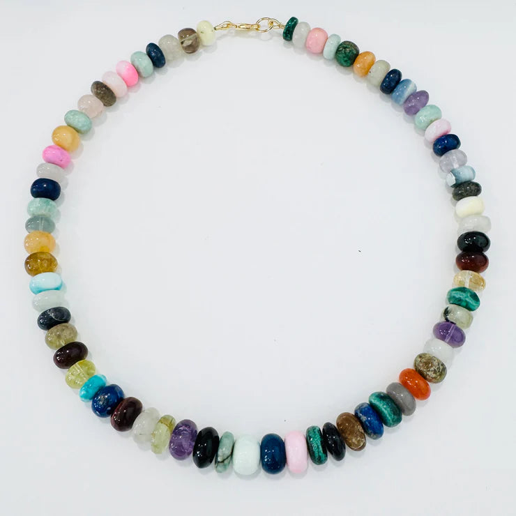 Theodosia Multi Stone Candy Necklace