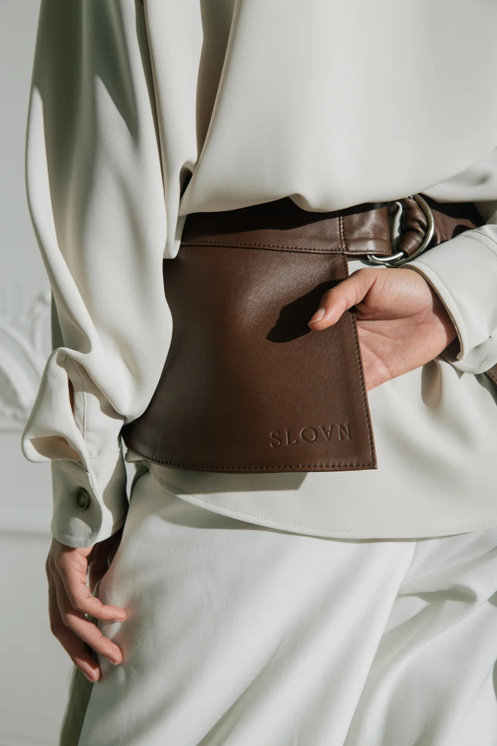 Sloan Wave Belt - Tobacco