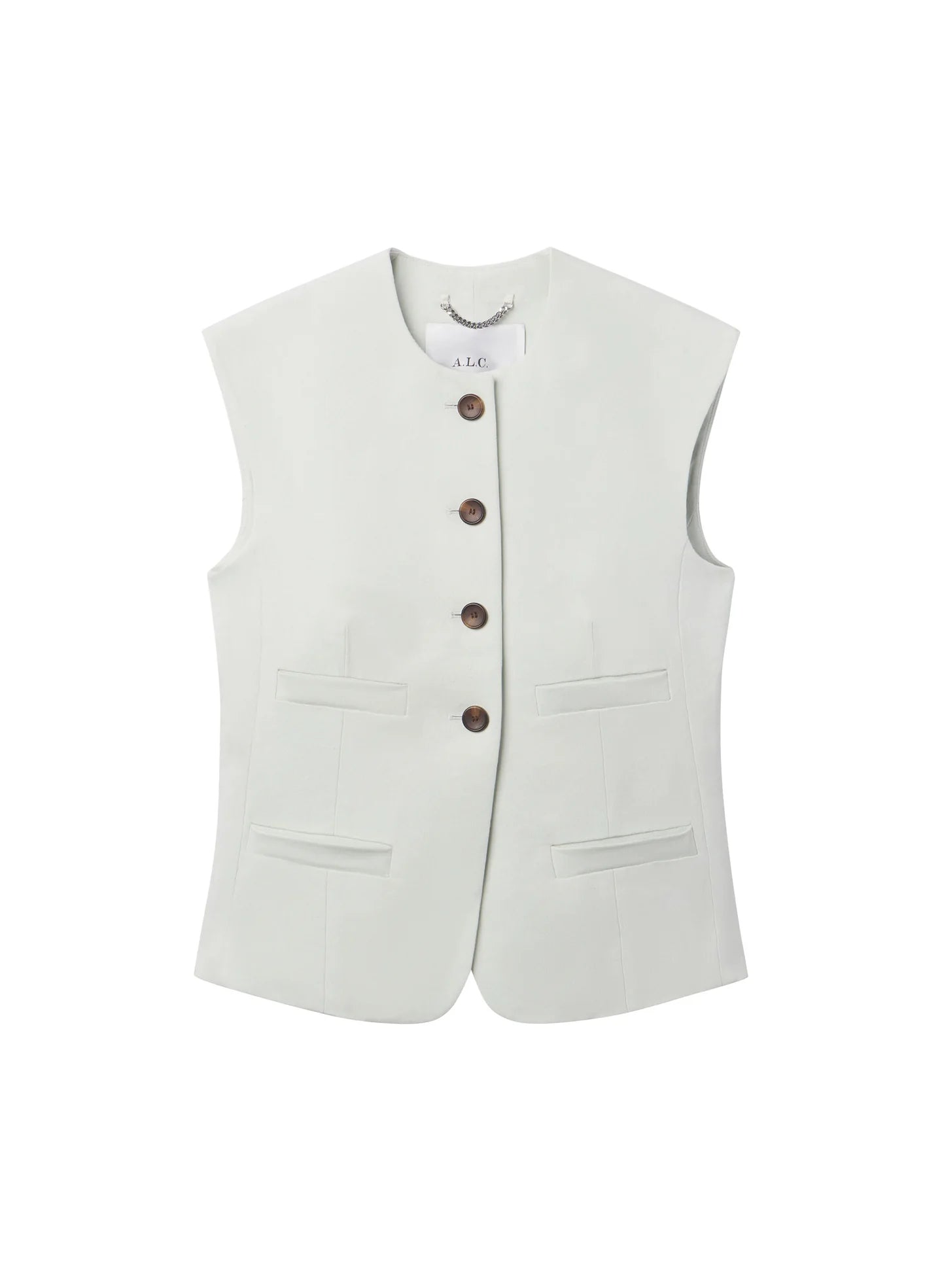A.L.C. Georgie Linen Vest