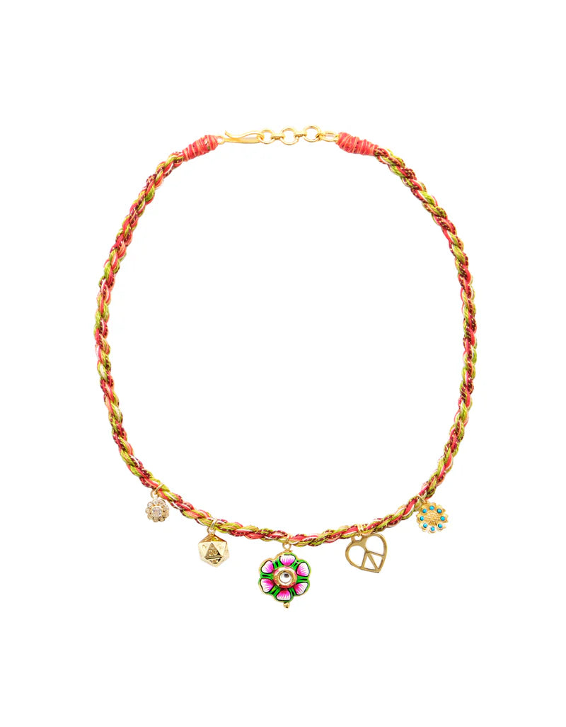 Monoki Grigri Choker - Flower