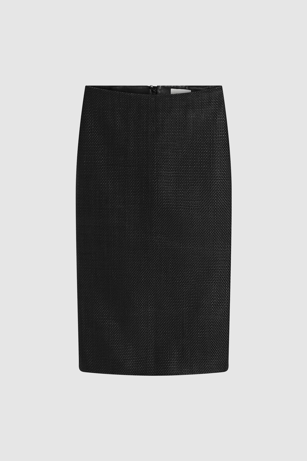 St. Agni Woven Leather Skirt