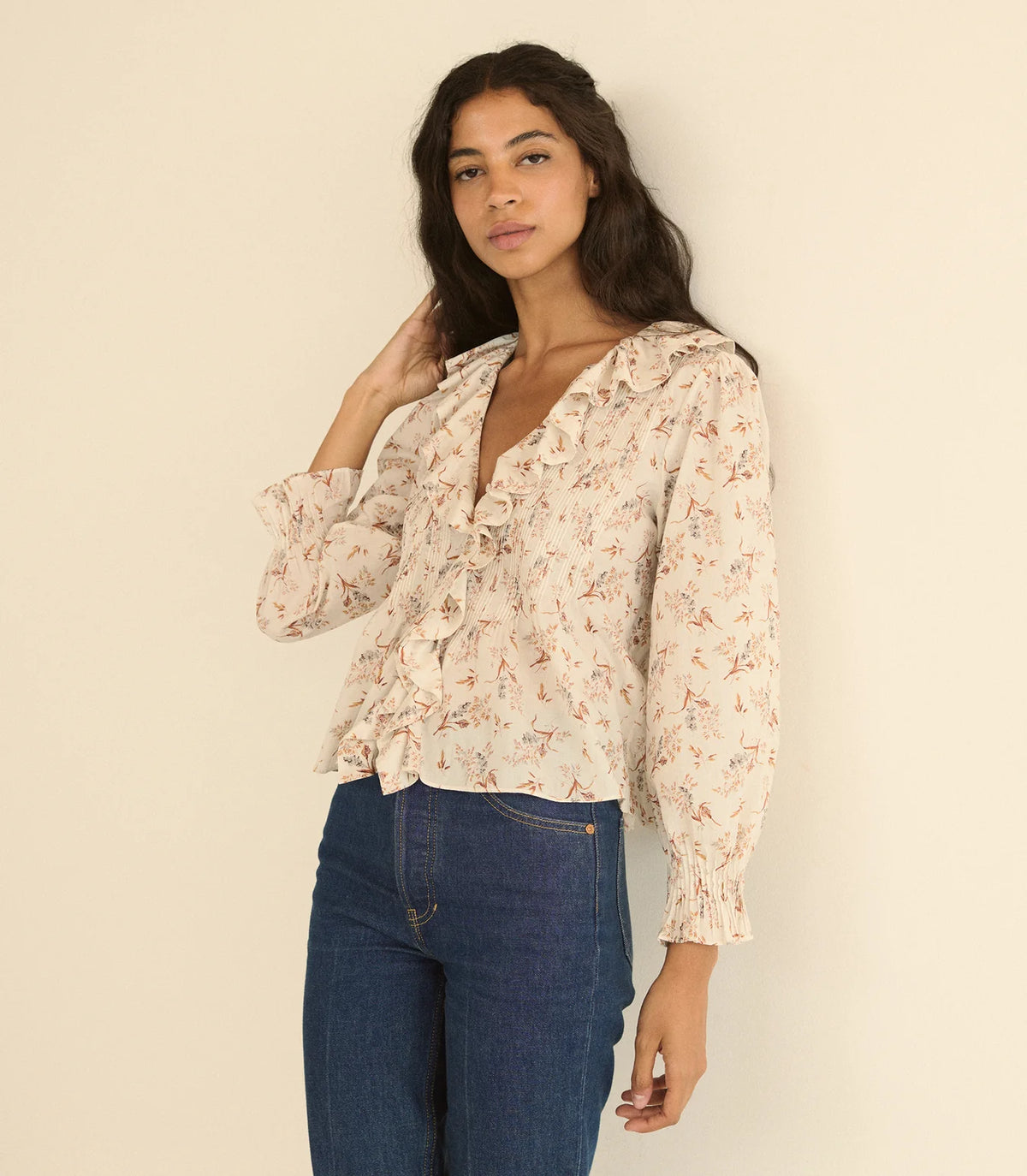 Doen Hardy Top - Creme Windswept Meadow
