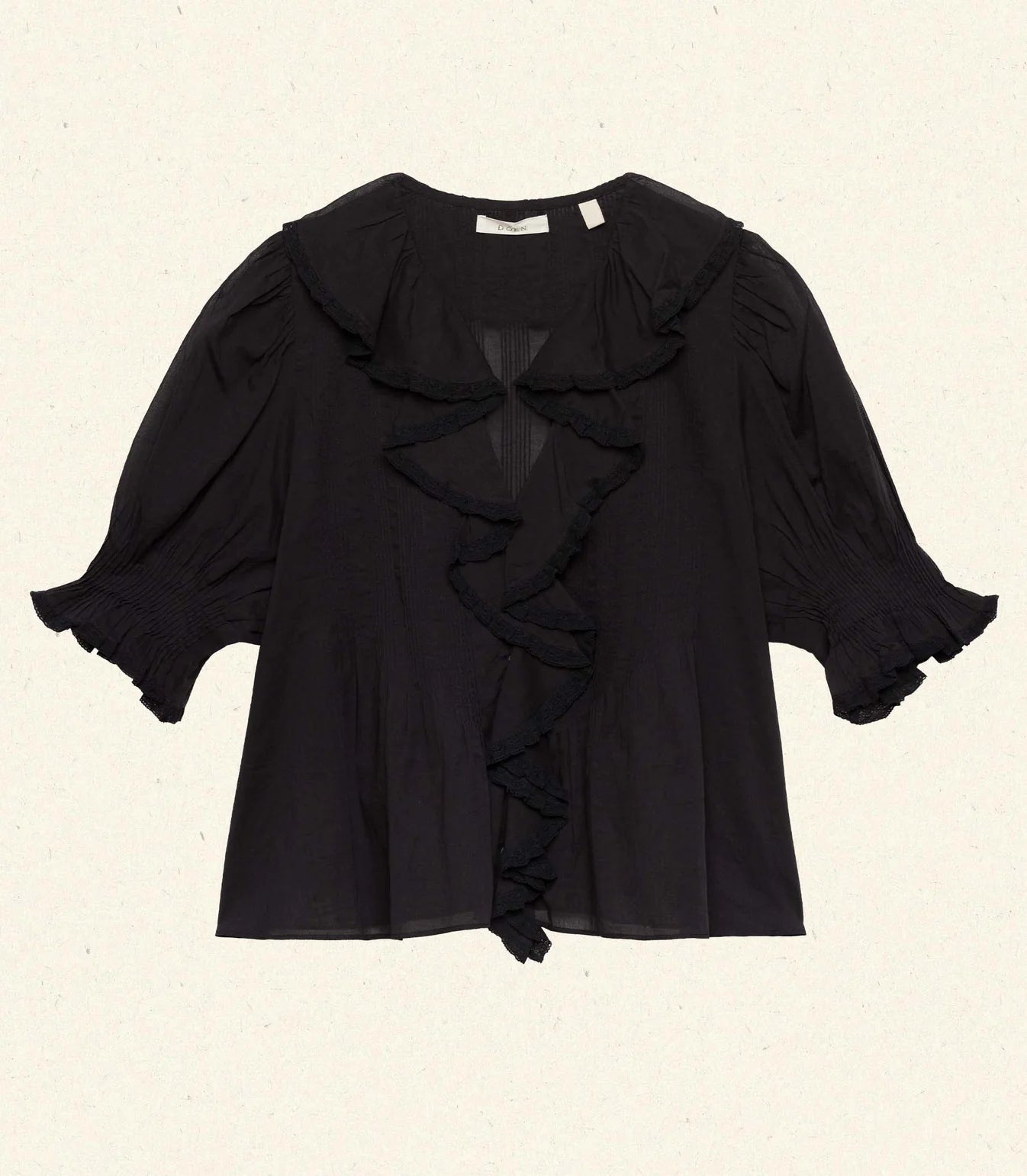 Doen Henri Top - Black Eyelet