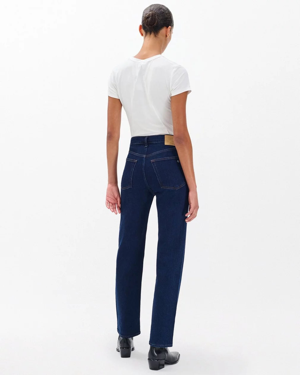 Rag & Bone Harlow Ankle Straight Jeans