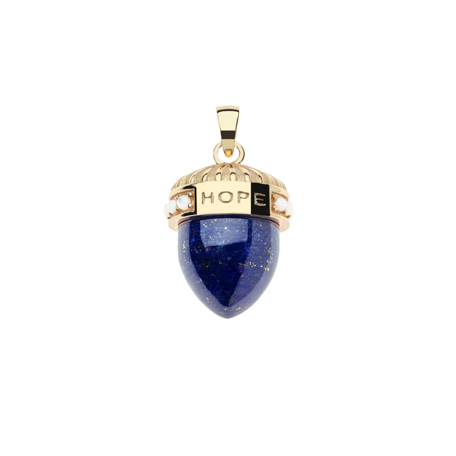 Jane Win HOPE Acorn Pendant