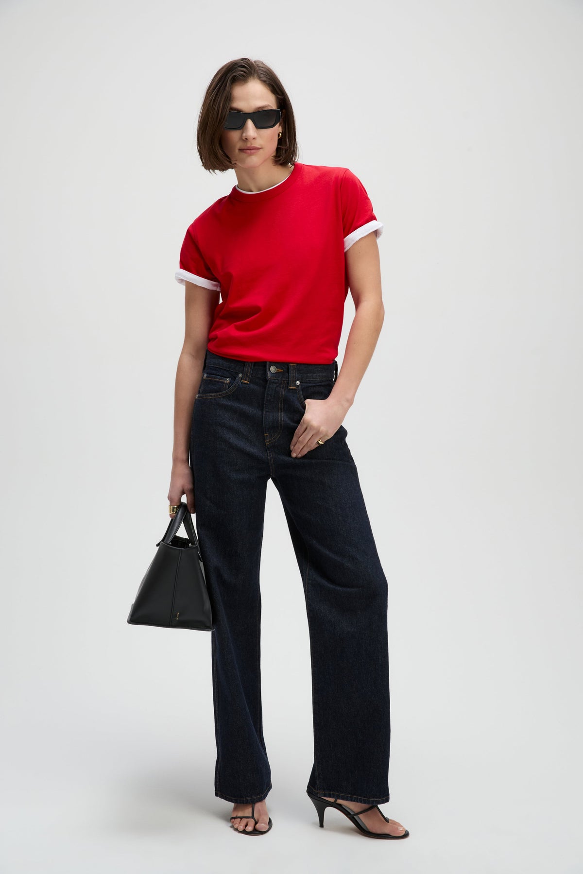 The Iconically Soft Perfect Tee in Iconic Red - WS