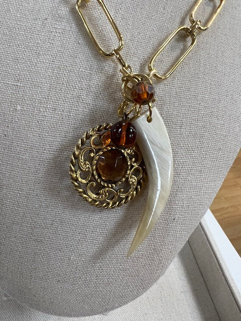 Cara Brown Designs Charm Necklace