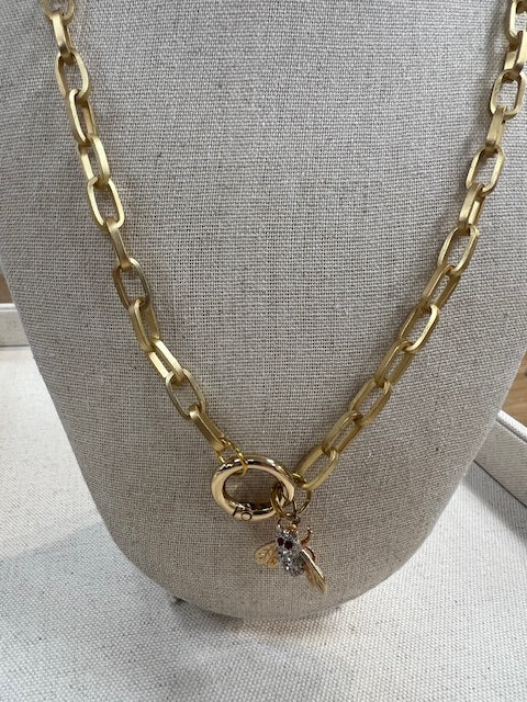 Cara Brown Designs Charm Necklace - Bee