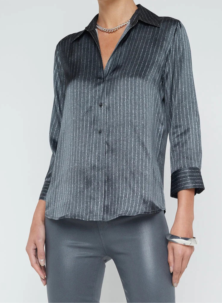 L'Agence Dani 3/4 Slv Blouse