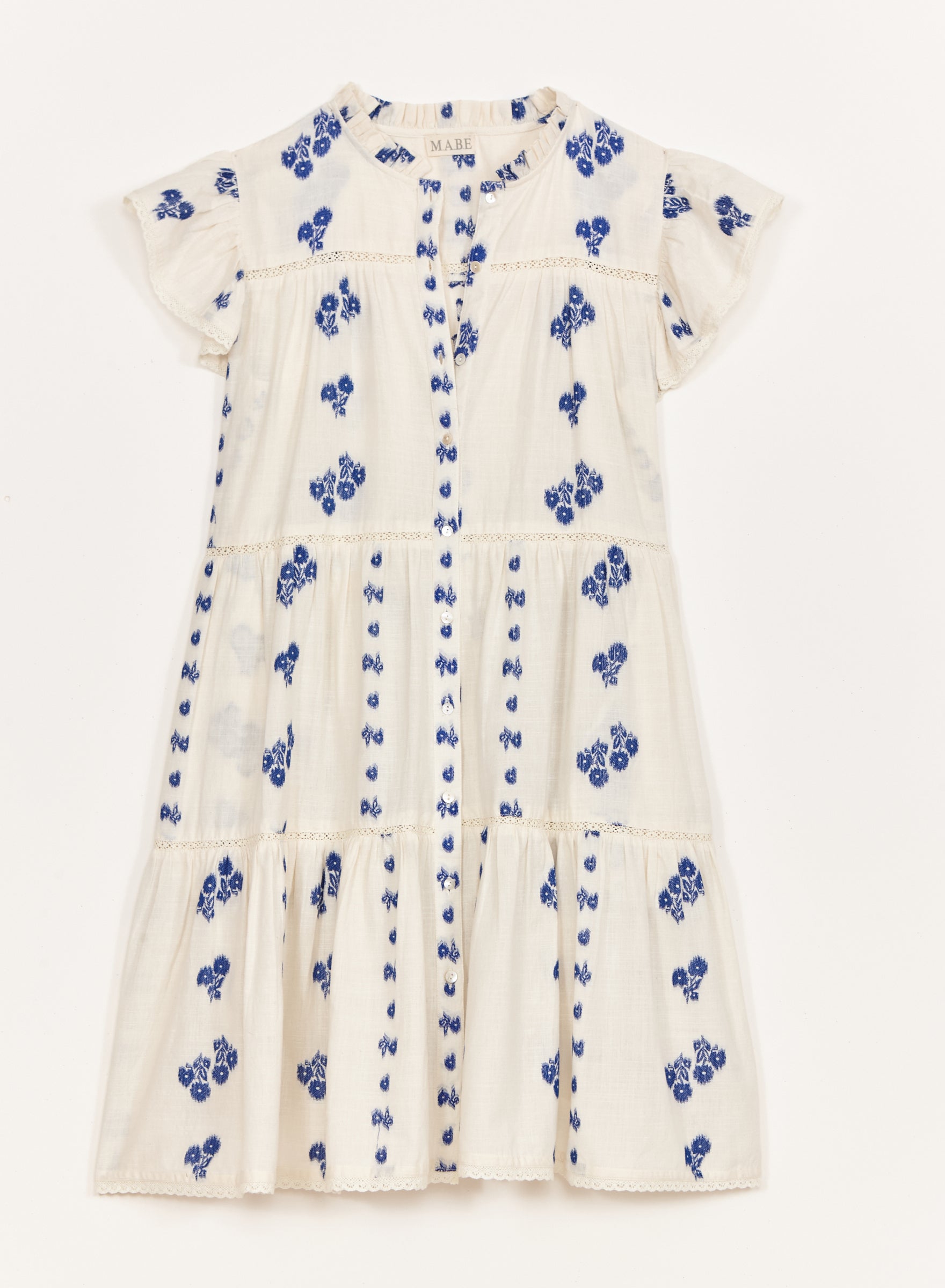 IRIS WOVEN FRILL S/DRESS
