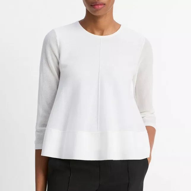 Vince A-Line Crew Neck Top