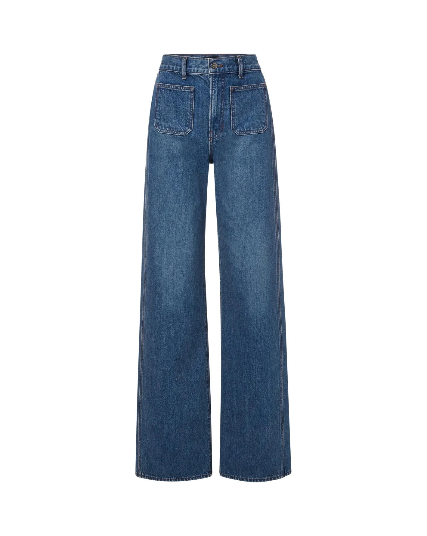 Veronica Beard Taylor Relaxed Wide Leg Jean