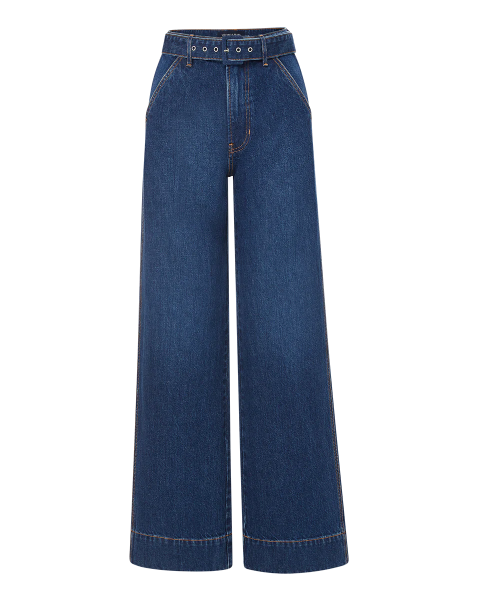 Veronica Beard Taylor H/R Wiself Belted Jean