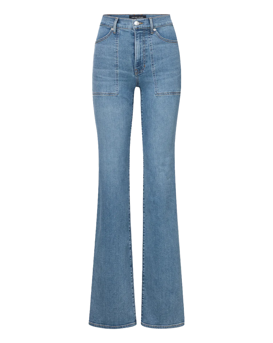 Veronica Beard Crosbie Wide Leg Jean