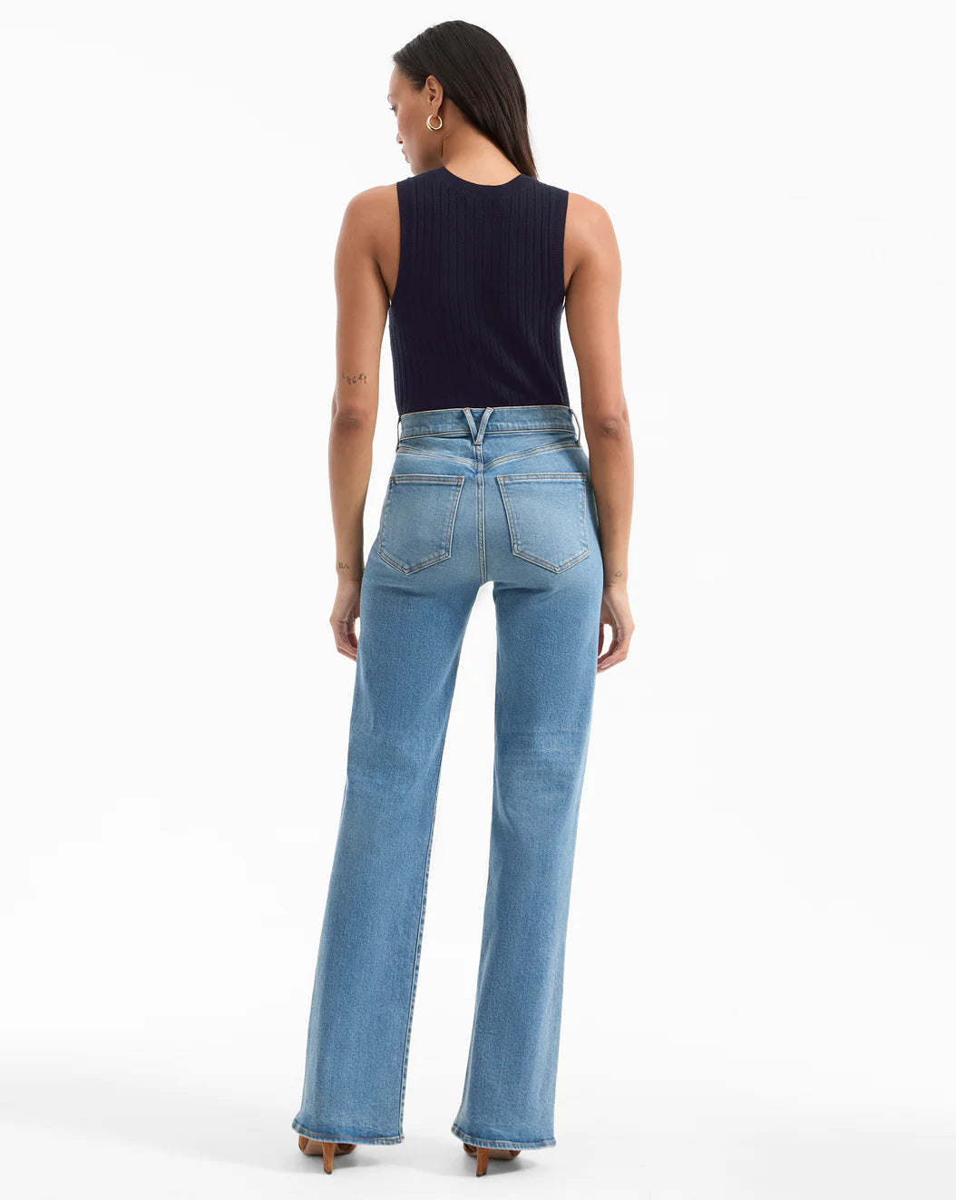 Veronica Beard Crosbie High Rise Wide Leg Jean