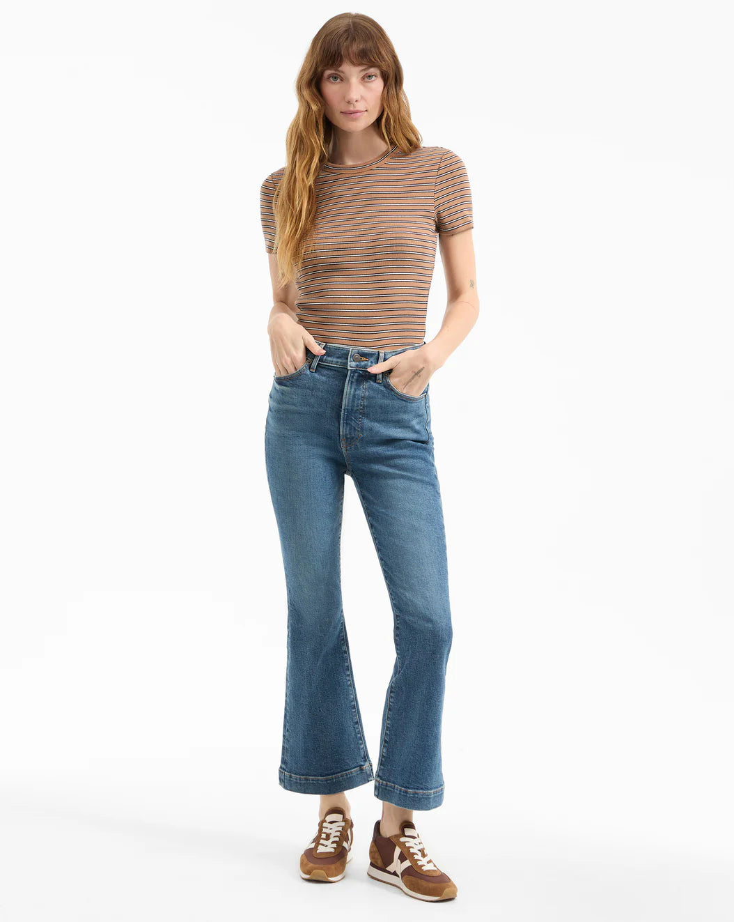 Veronica Beard Carson Kick-Flare Jean