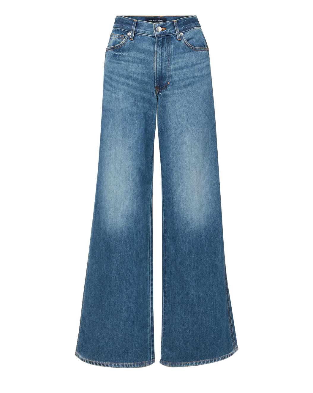 Veronica Beard Kasey Wide-Leg Jean - City Stroll