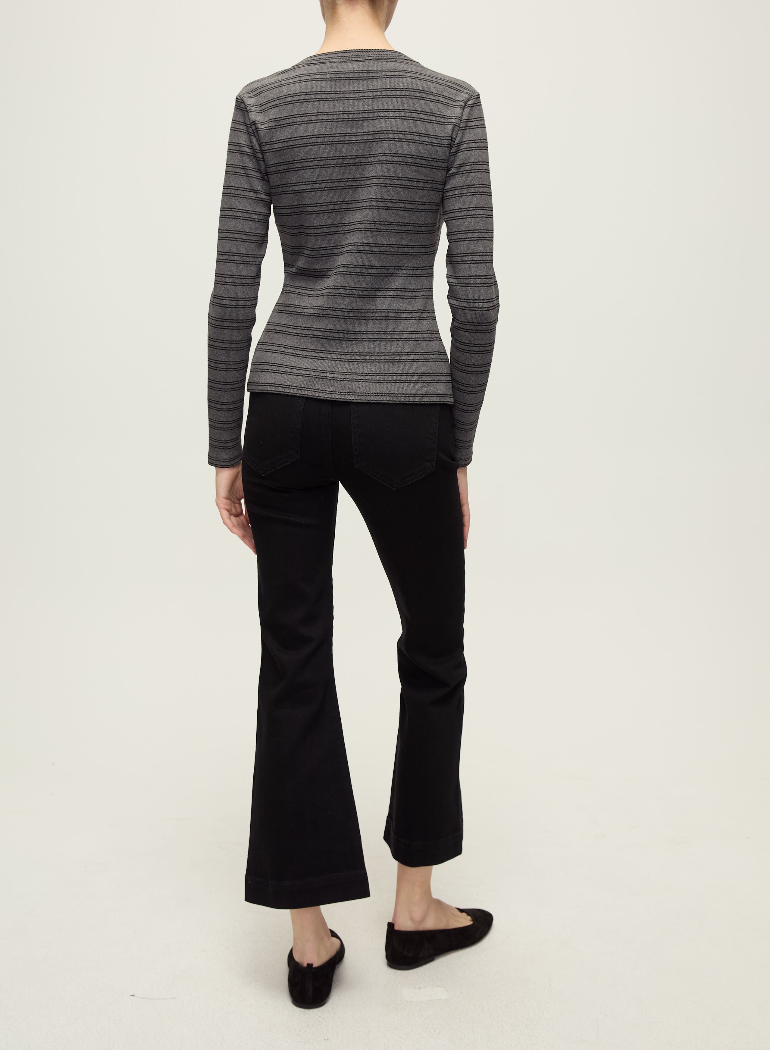 CARSON HIGH RISE ANKLE FLARE W