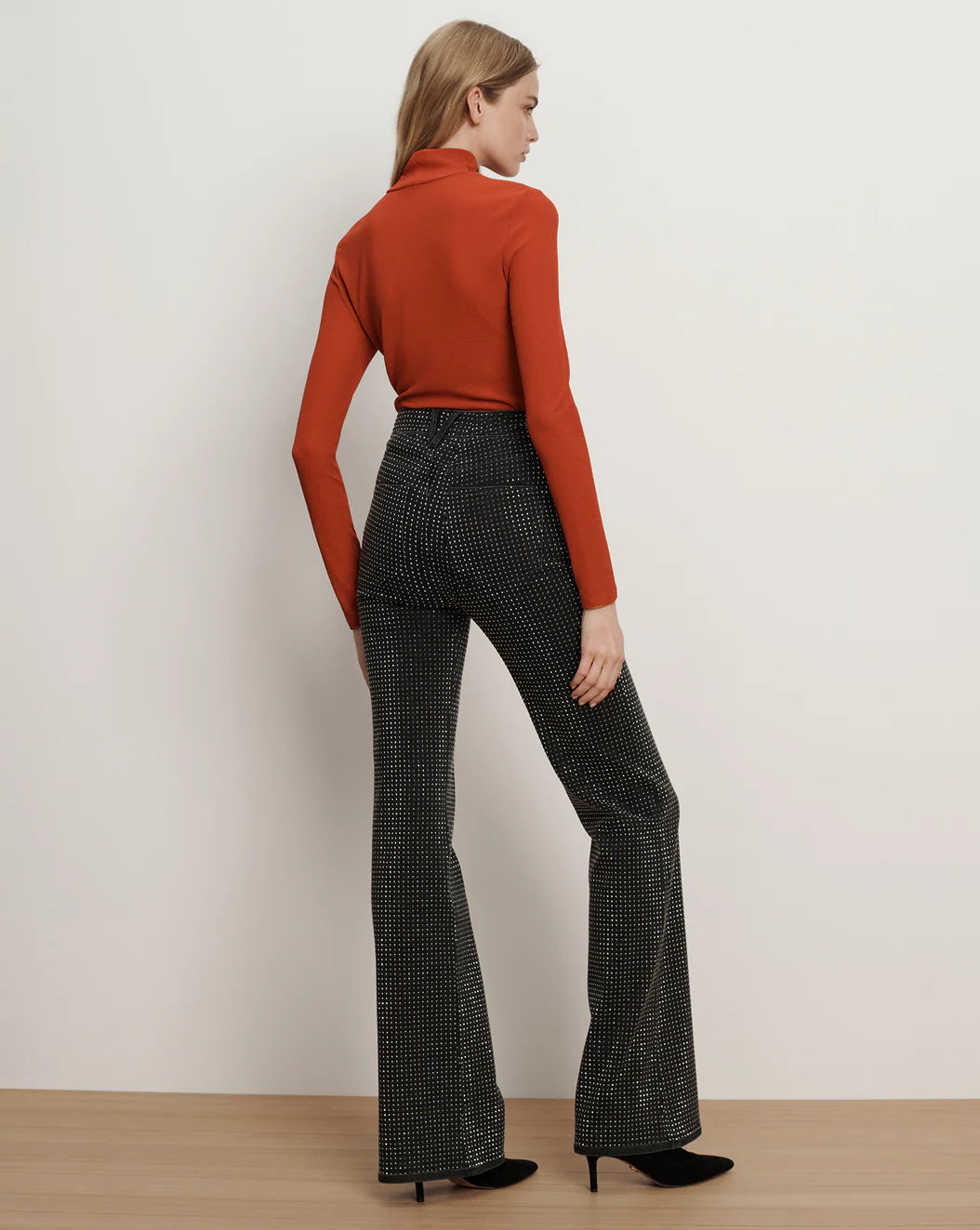 Veronica Beard Wyeth Turtleneck - Carnelian Red