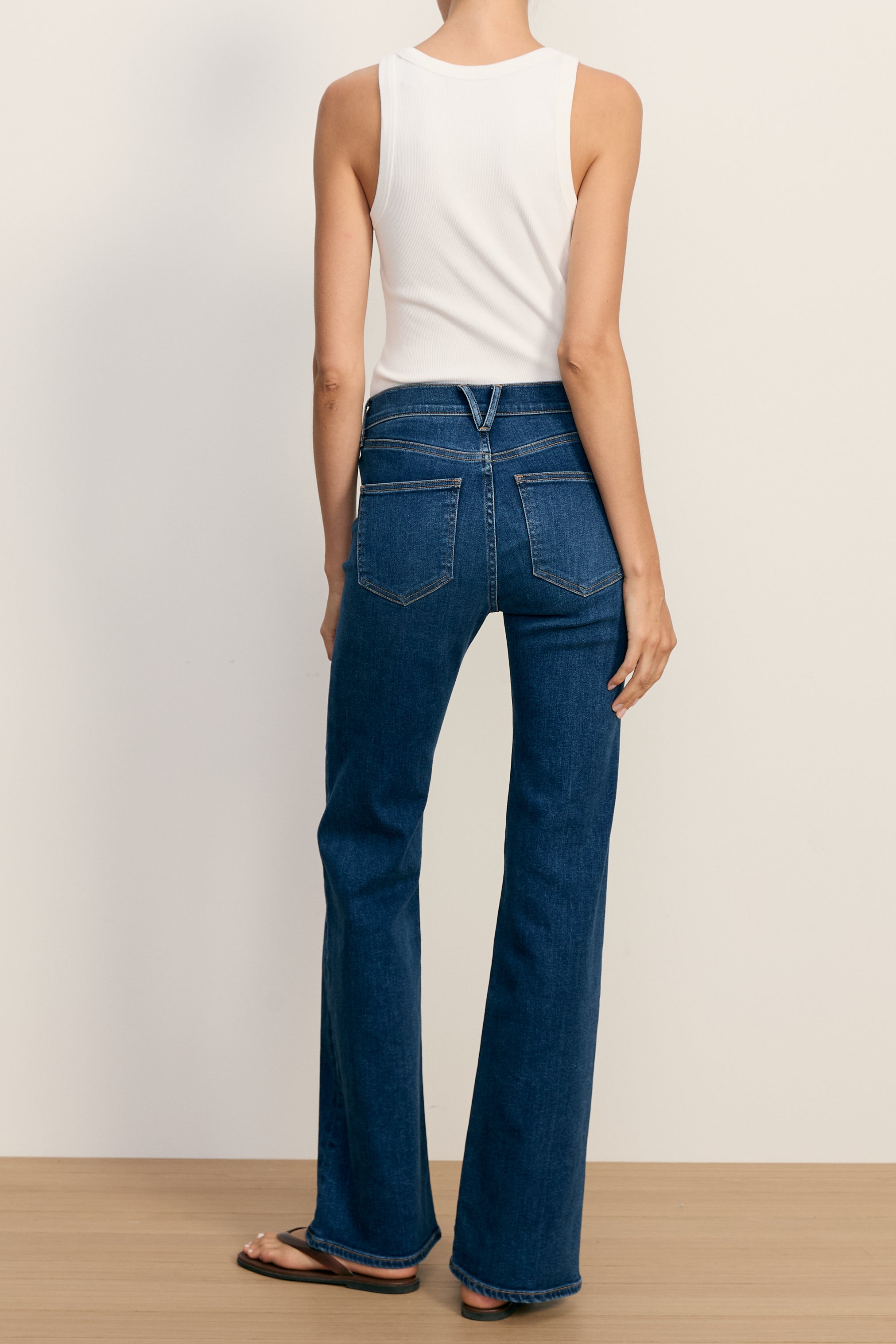 CROSBIE MID RISE WIDE LEG