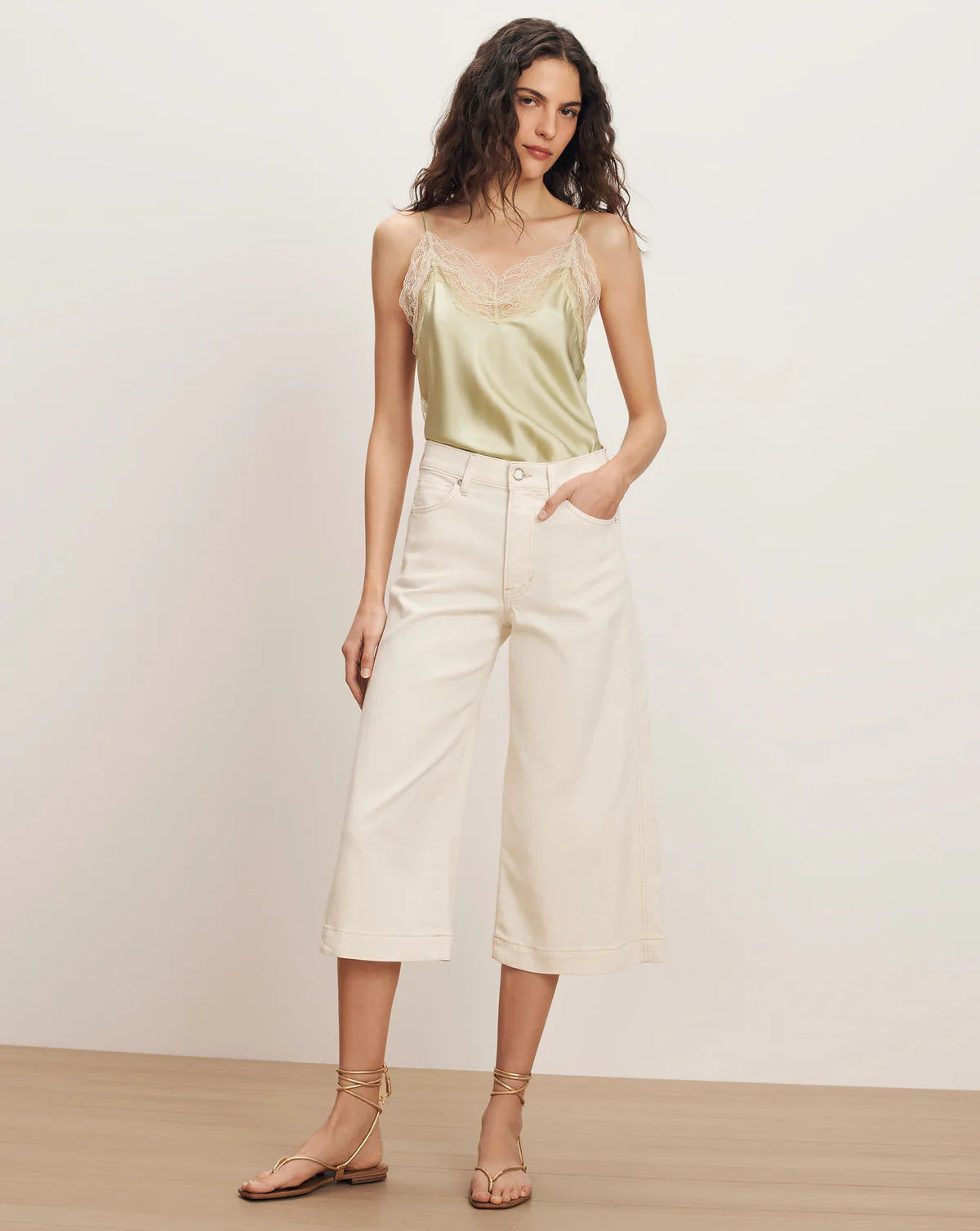 Veronica Beard Marlowe Denim Culotte