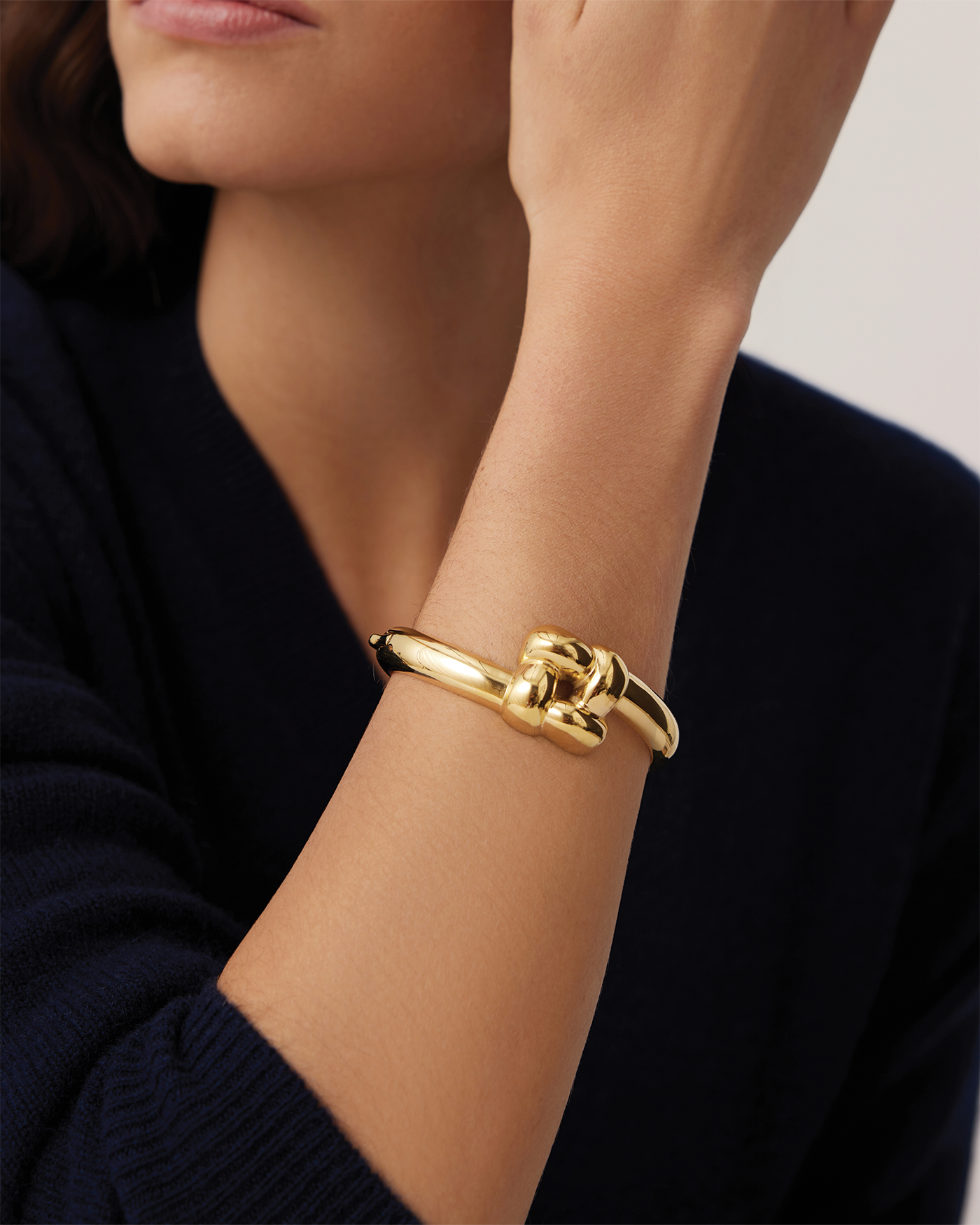 Woven Square Bangle - M