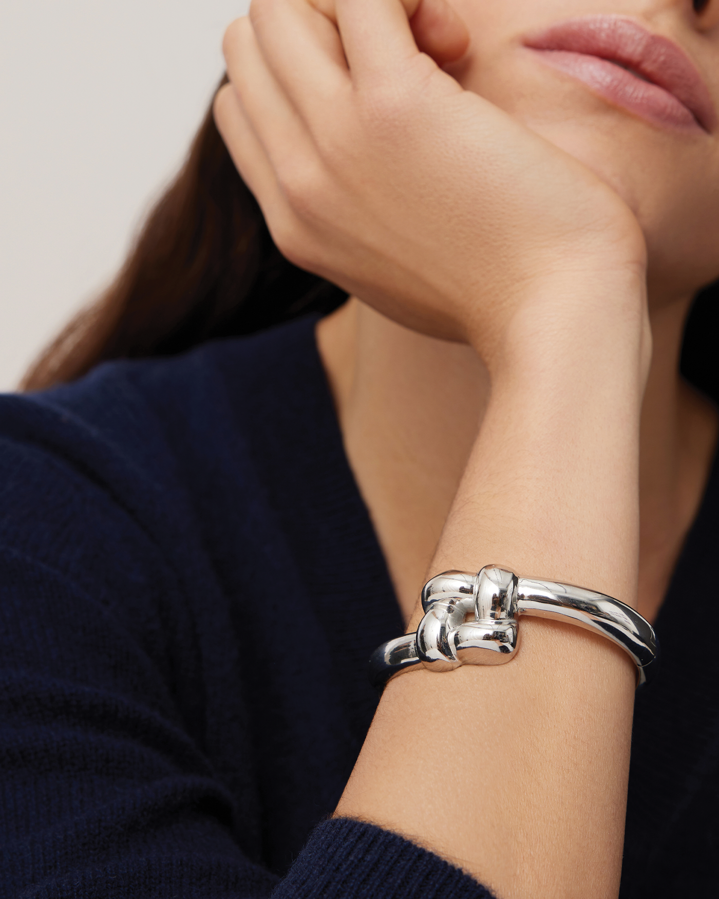 Woven Square Bangle - M