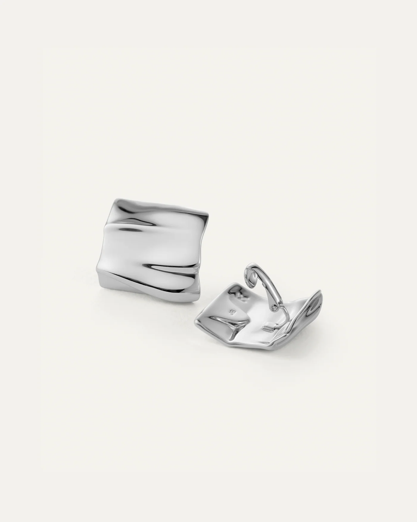 Jenny Bird Sundra Clip On Earrings - Silver