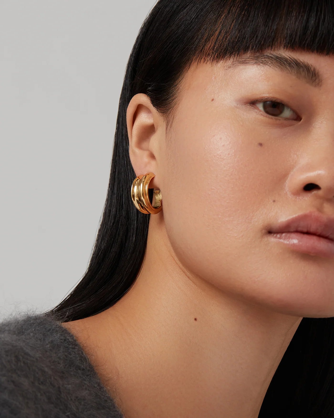 Jenny Bird Lennon Hoops - Gold