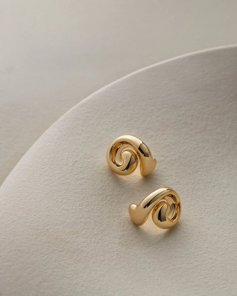 Jenny Bird Small Gio Earrings - Gold