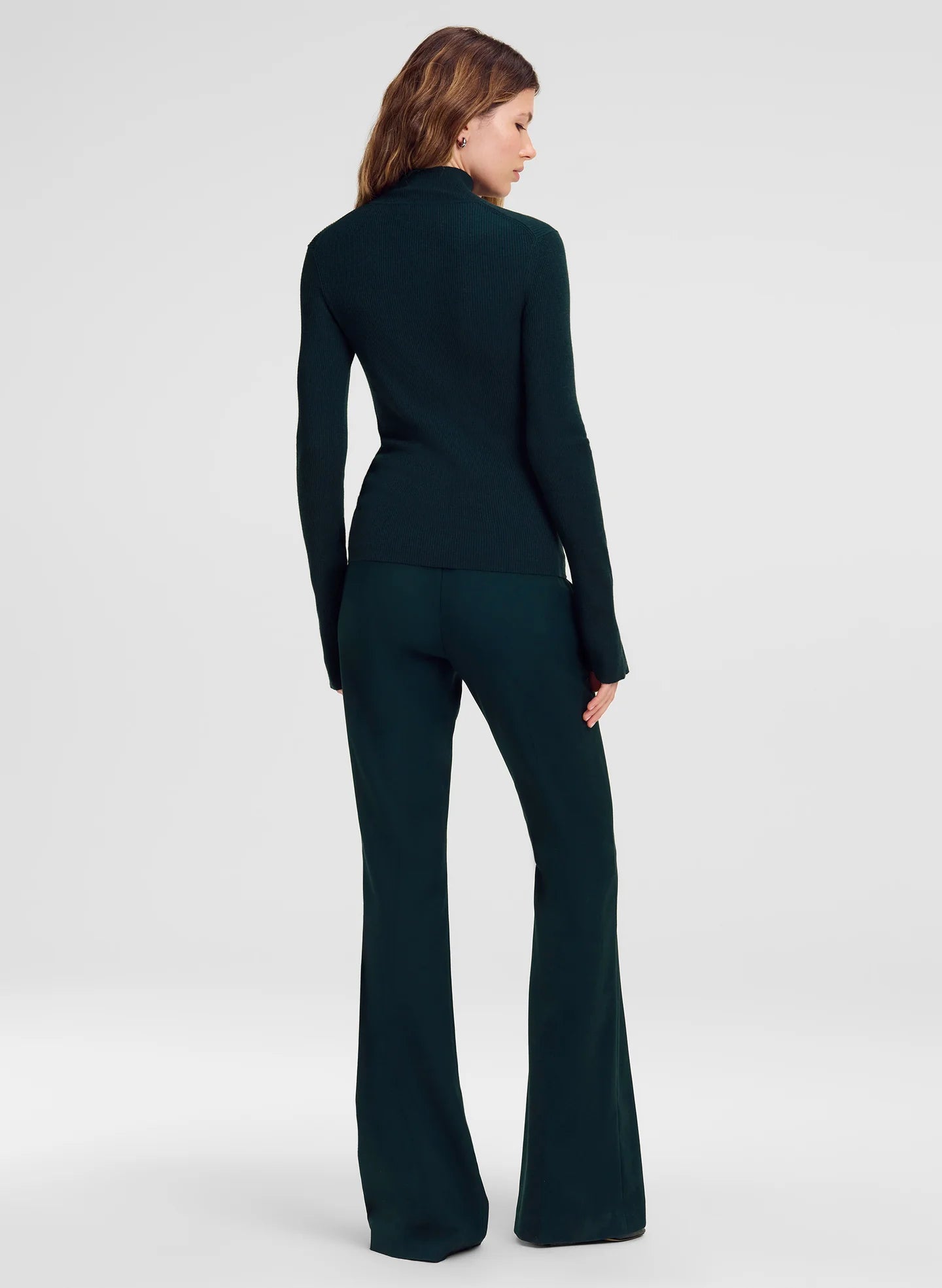 A.L.C. Jett Knit Merino Turtleneck Top - Botanic