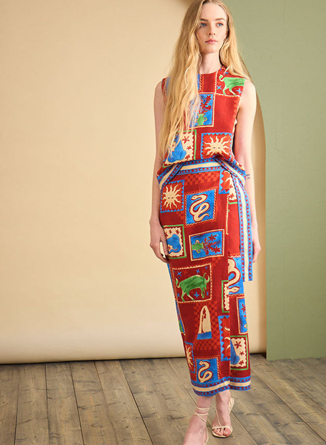 Paloma Wrap Skirt