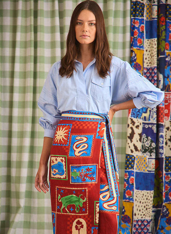 Paloma Wrap Skirt