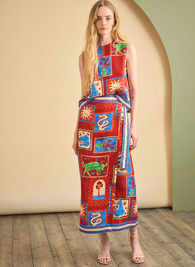Paloma Wrap Skirt