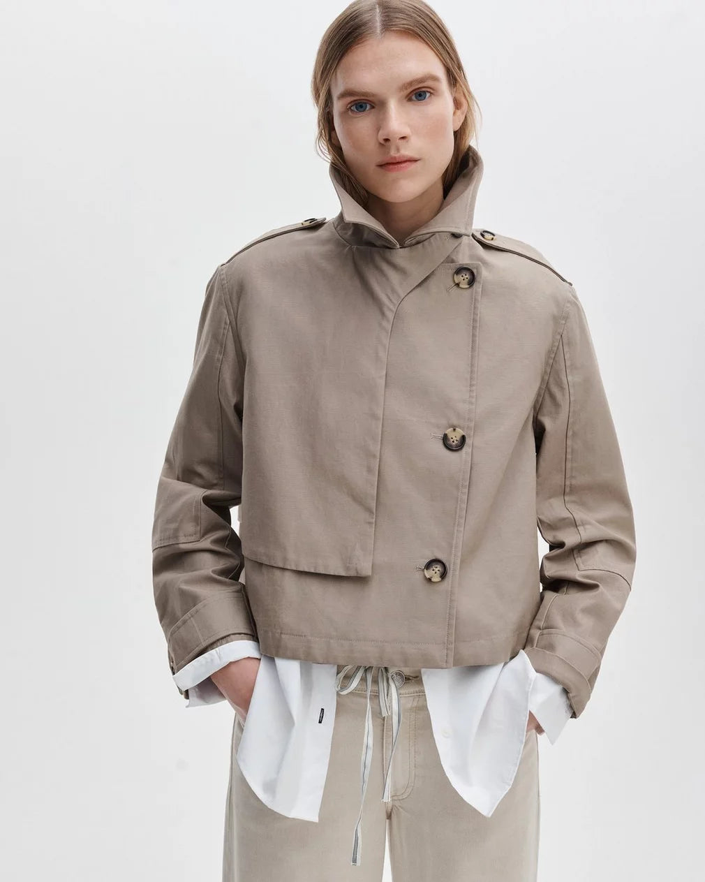 Rag & Bone Jamie Cropped Trench