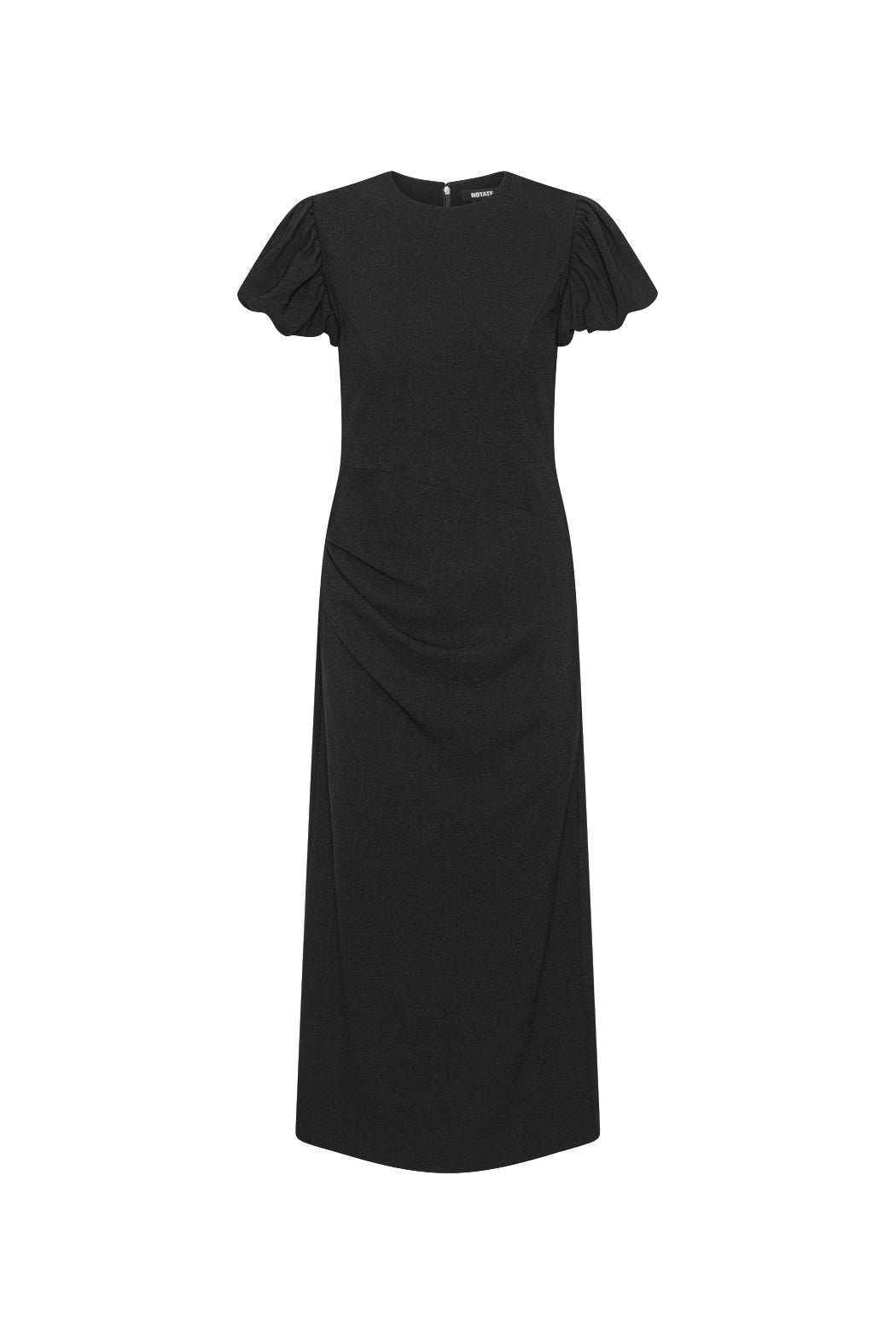 MIDI PUFF SLEEVE DRESS