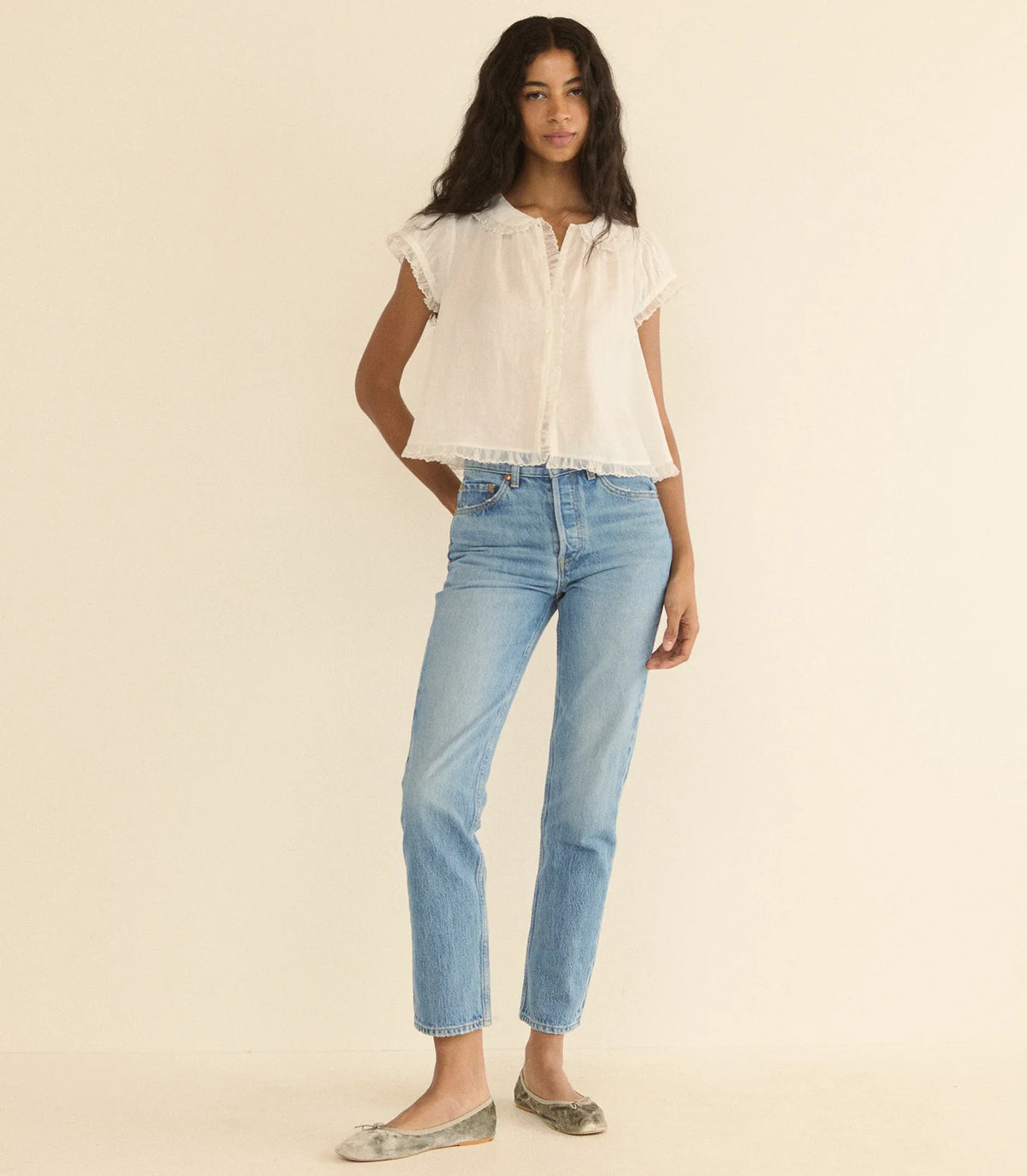 Doen Karina Top - Salt