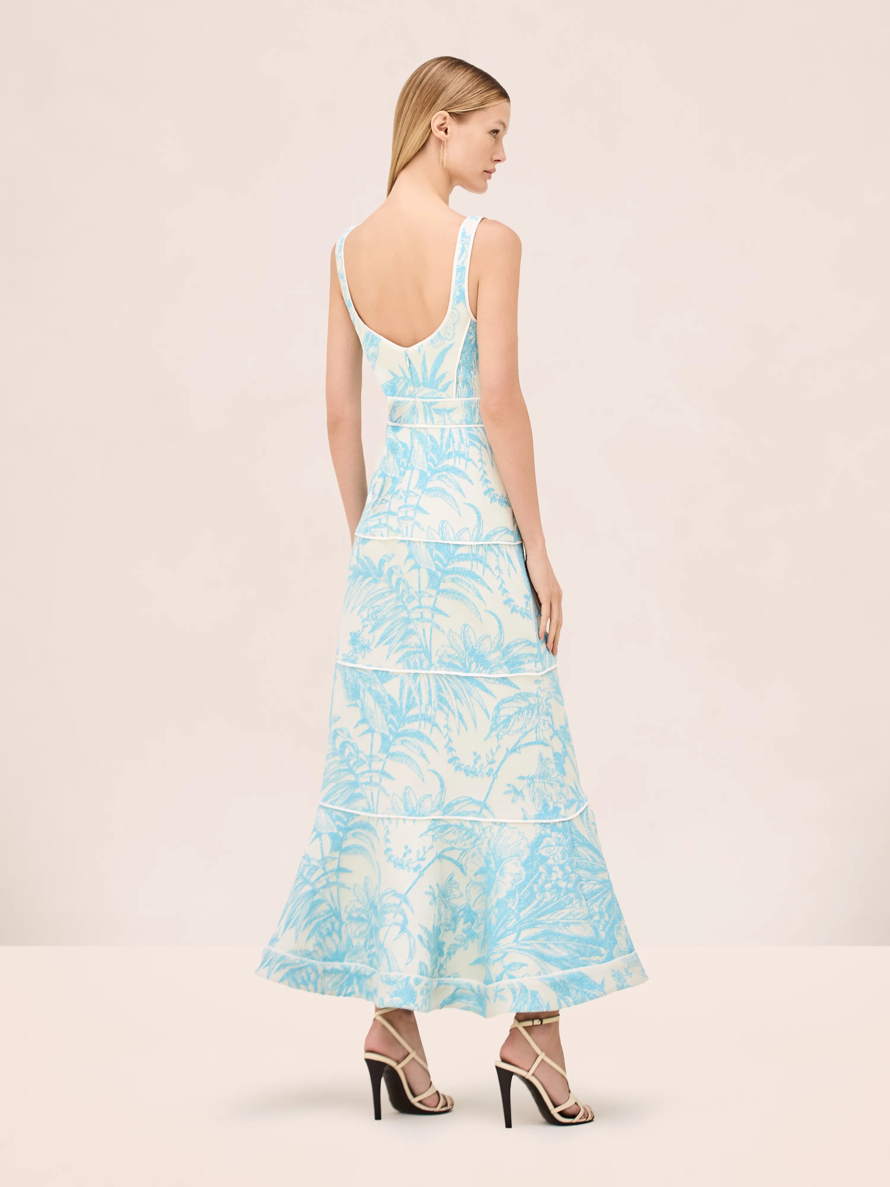 Alexis Kayleen Dress - Aqua Palm