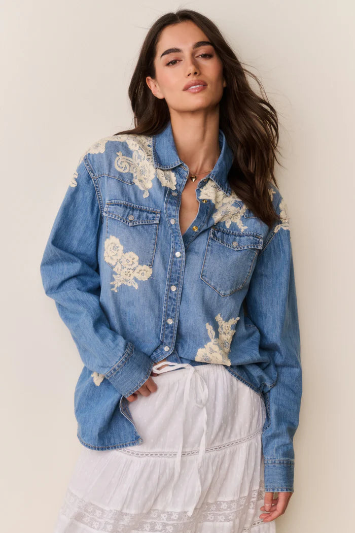 LoveShackFancy Kelith Shirt