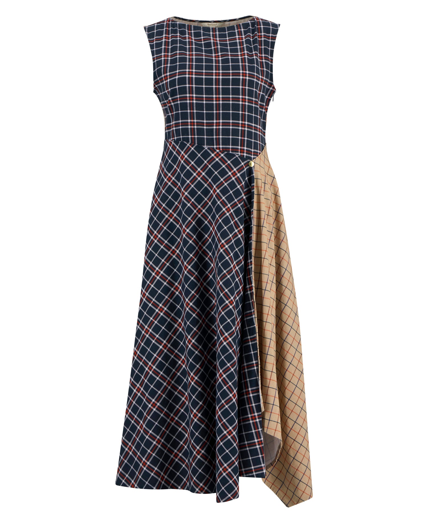 Barbour Dalbury Tartan Midi Dress