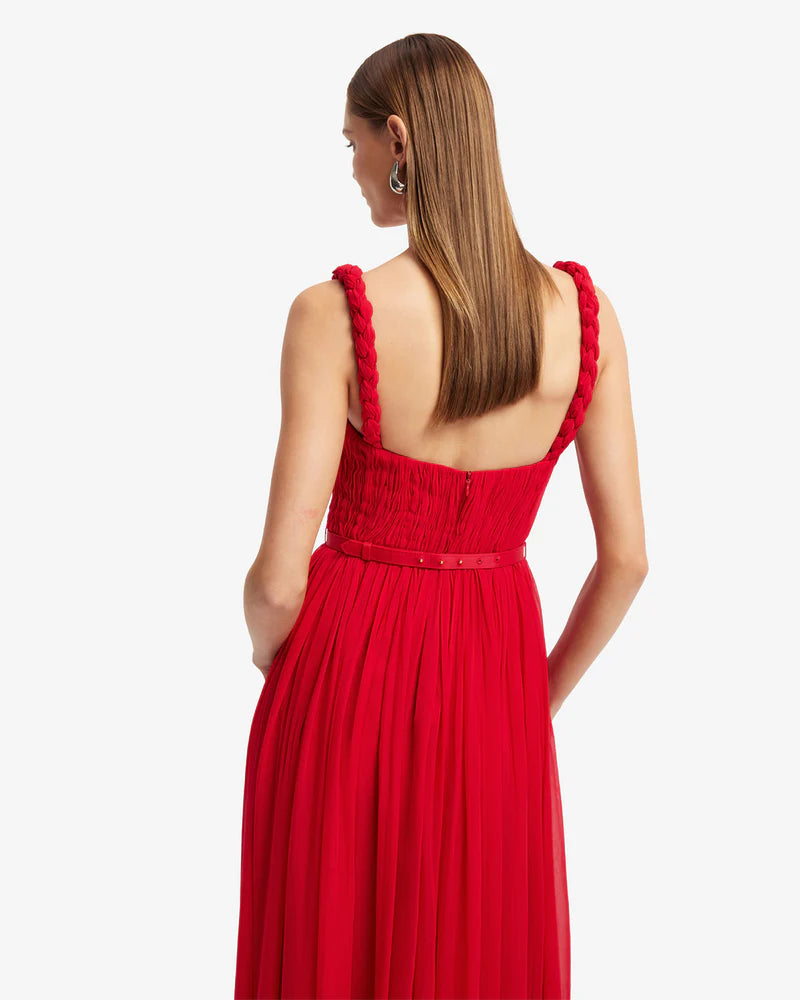 Leo Lin Angelina Ruffled Floor Length Dress
