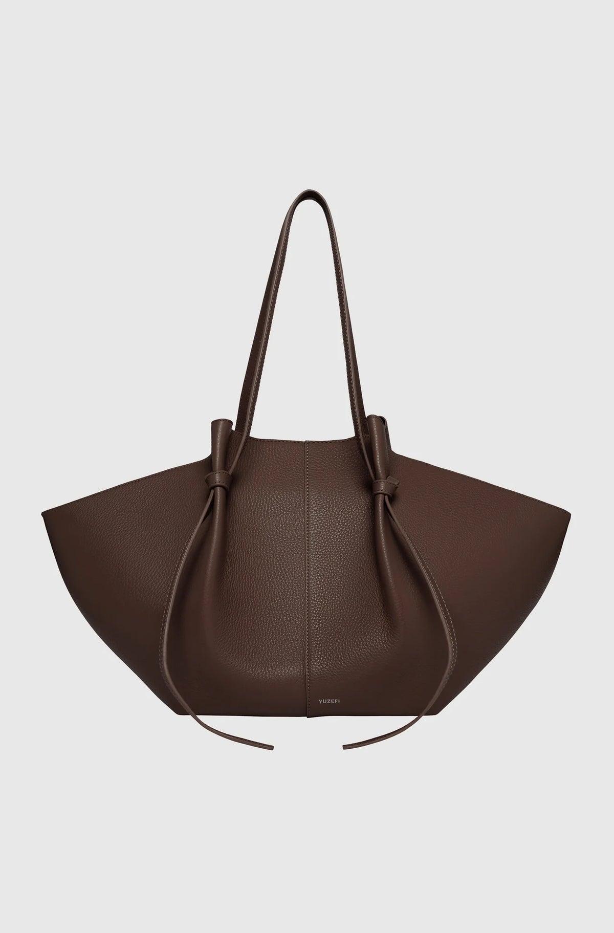 Yuzefi Large Mochi Pebble Grained Leather - Espresso